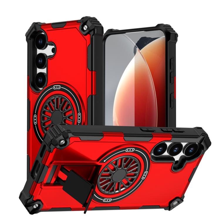 For Samsung Galaxy S24 5G Shockproof Kickstand Metallic Shaft MagSafe Phone Case(Red)
For Samsung Galaxy S24 5G Shockproof Kickstand Metallic Shaft MagSafe Phone Case(Red)