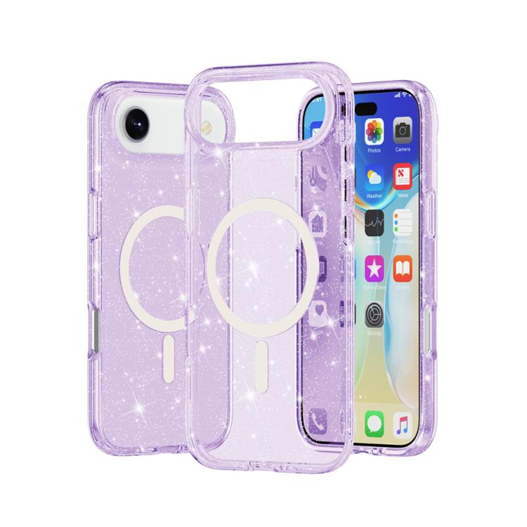 For iPhone Air Terminator Style Glitter Powder MagSafe Magnetic Phone Case(Purple)
For iPhone Air Terminator Style Glitter Powder MagSafe Magnetic Phone Case(Purple)