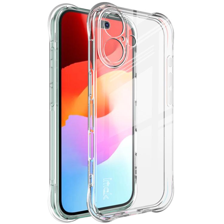 For iPhone 17 imak Shockproof Airbag TPU Phone Case(Transparent)
For iPhone 17 imak Shockproof Airbag TPU Phone Case(Transparent)