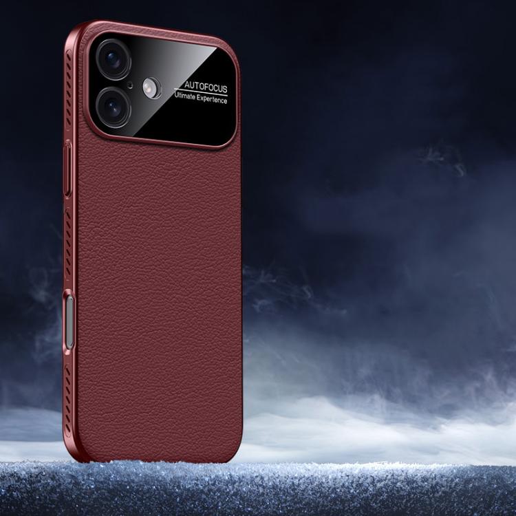For iPhone 17 Soft Armor Cooling Plain Leather Hybrid PC Phone Case(Red)
For iPhone 17 Soft Armor Cooling Plain Leather Hybrid PC Phone Case(Red)
