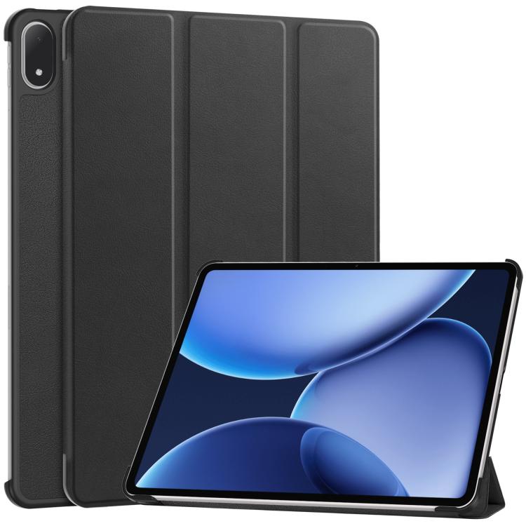 For OnePlus Pad 2 Pro / Pad 3 Global Custer Texture 3-Fold Holder Leather Smart Tablet Case(Black)
For OnePlus Pad 2 Pro / Pad 3 Global Custer Texture 3-Fold Holder Leather Smart Tablet Case(Black)