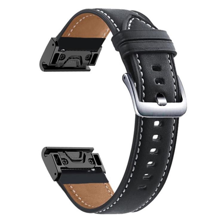 For Garmin Fenix 7 / 7X / 6X 26mm xDfind Silver Buckle Leather Quick Release Watch Band(Black)
For Garmin Fenix 7 / 7X / 6X 26mm xDfind Silver Buckle Leather Quick Release Watch Band(Black)