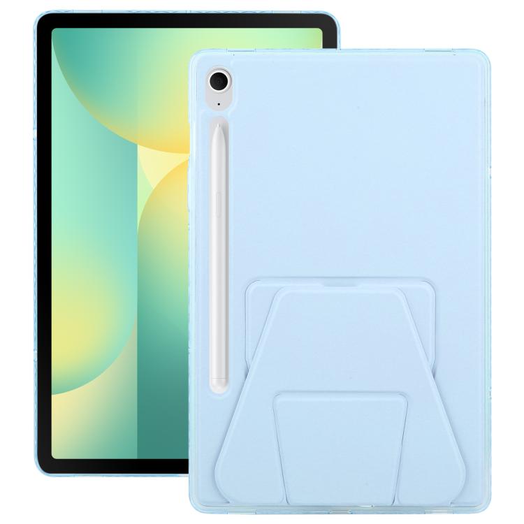 For Samsung Galaxy Tab S10 FE / S9 Folding Magnetic Holder Acrylic Leather Back Tablet Case(Sky Blue)
For Samsung Galaxy Tab S10 FE / S9 Folding Magnetic Holder Acrylic Leather Back Tablet Case(Sky Blue)