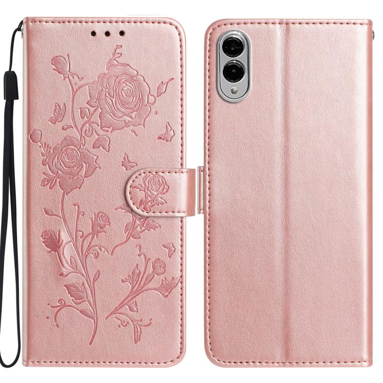 For Samsung Galaxy S25 Edge 5G Rose Flower Embossing Pattern Leather Phone Case(Rose Gold)
For Samsung Galaxy S25 Edge 5G Rose Flower Embossing Pattern Leather Phone Case(Rose Gold)