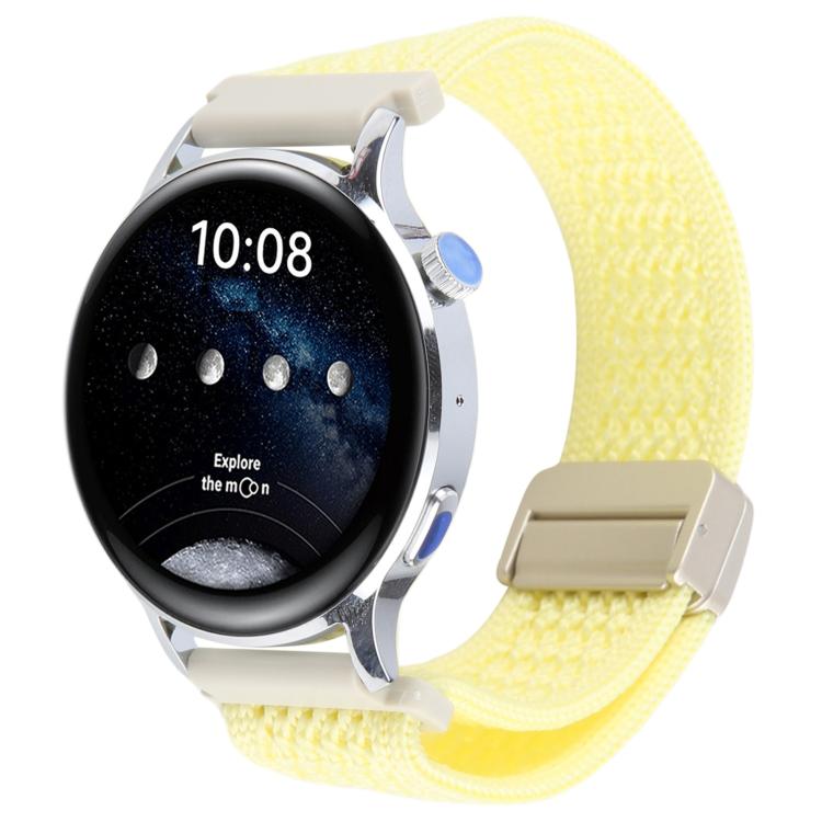 20mm Magnetic Buckle Breathable Knitted Nylon Watch Band(Light Yellow)
20mm Magnetic Buckle Breathable Knitted Nylon Watch Band(Light Yellow)
