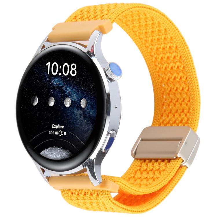 22mm Magnetic Buckle Breathable Knitted Nylon Watch Band(Yellow-Orange)
22mm Magnetic Buckle Breathable Knitted Nylon Watch Band(Yellow-Orange)