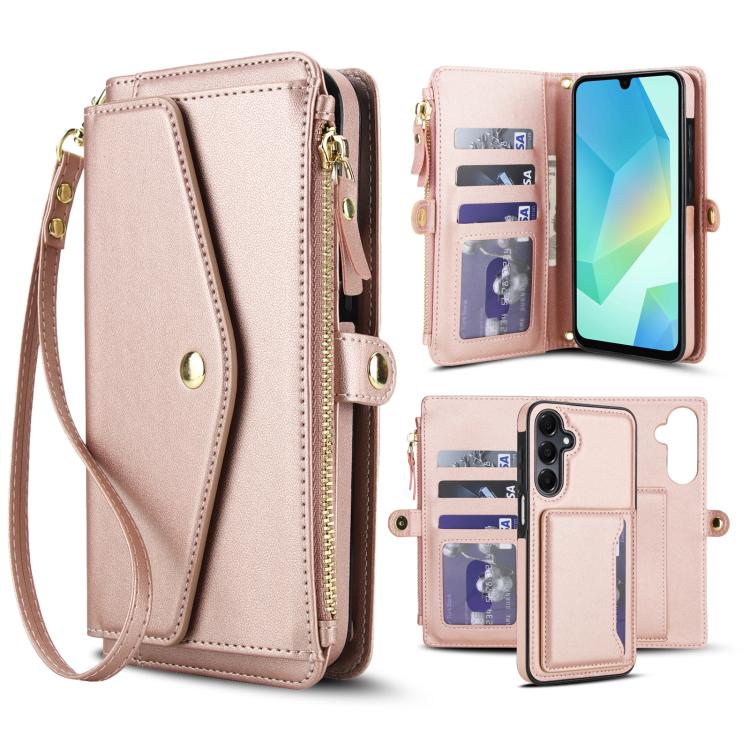 For Samsung Galaxy S23+ 5G Multifunctional Wallet Detachable Leather Phone Case with Lanyard(Rose Gold)
For Samsung Galaxy S23+ 5G Multifunctional Wallet Detachable Leather Phone Case with Lanyard(Rose Gold)