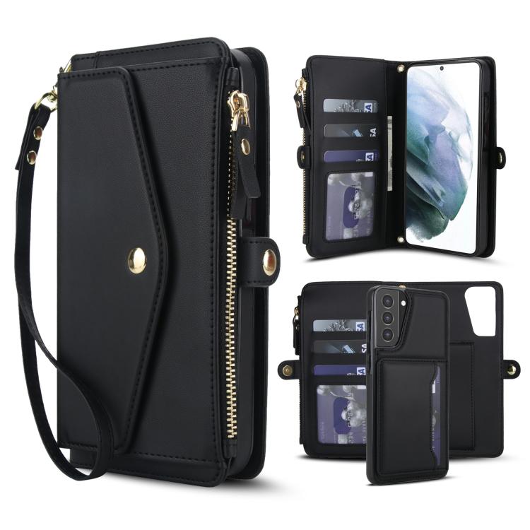 For Samsung Galaxy S21 5G Multifunctional Wallet Detachable Leather Phone Case with Lanyard(Black)
For Samsung Galaxy S21 5G Multifunctional Wallet Detachable Leather Phone Case with Lanyard(Black)