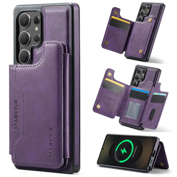 For Samsung Galaxy S25 Ultra 5G MAGKING K3 Series MagSafe RFID Card Bag Detachable Phone Case(Purple)
For Samsung Galaxy S25 Ultra 5G MAGKING K3 Series MagSafe RFID Card Bag Detachable Phone Case(Purple)