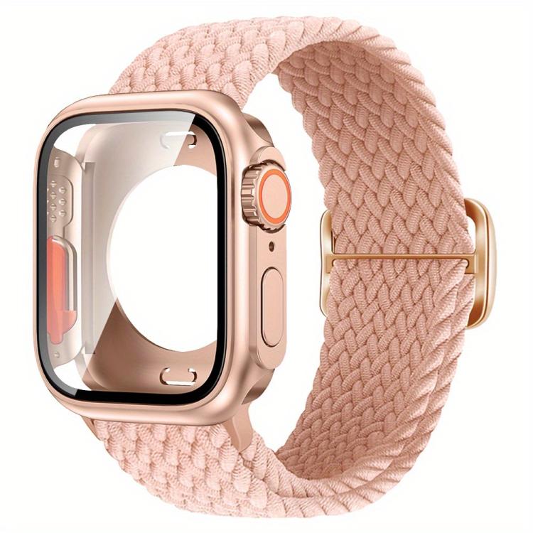 For Apple Watch Series 10 46mm Ladder Buckle Loop Nylon Watch Band with Change to Ultra 49mm Film PC Case(Pink)
For Apple Watch Series 10 46mm Ladder Buckle Loop Nylon Watch Band with Change to Ultra 49mm Film PC Case(Pink)