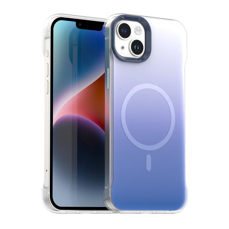 For iPhone 13 Borderless Series Magnetic MagSafe Gradient Color Phone Case(Blue)
For iPhone 13 Borderless Series Magnetic MagSafe Gradient Color Phone Case(Blue)