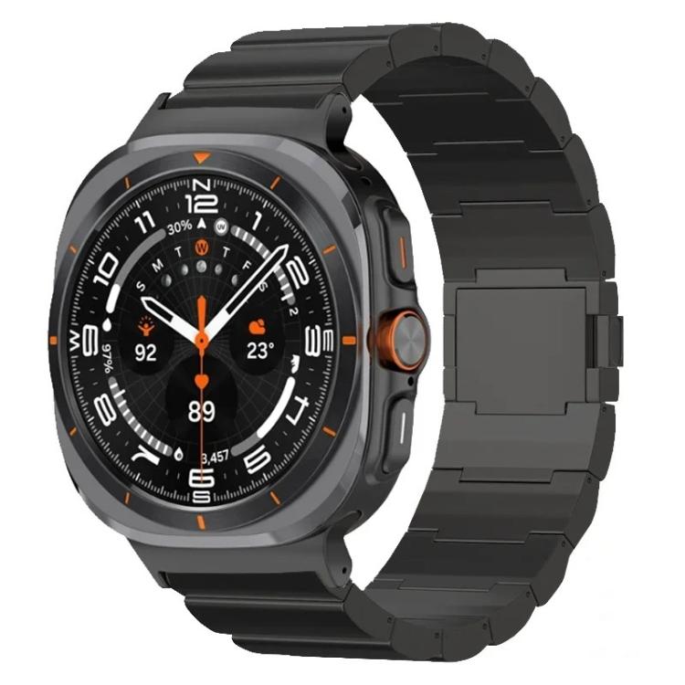 For Samsung Galaxy Watch Ultra 47mm One Beads Magnetic Buckle Titanium Alloy Watch Band(Black)
For Samsung Galaxy Watch Ultra 47mm One Beads Magnetic Buckle Titanium Alloy Watch Band(Black)