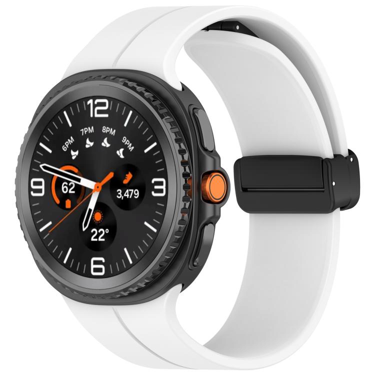 For Samsung Galaxy Watch 8 / 8 Classic xDfind Fold Black Buckle Magnetic Silicone Watch Band(Silver)
For Samsung Galaxy Watch 8 / 8 Classic xDfind Fold Black Buckle Magnetic Silicone Watch Band(Silver)