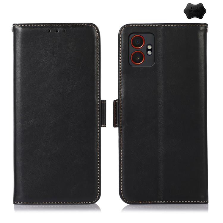 For Samsung Galaxy XCover7 Pro Magnetic Crazy Horse Texture Genuine Leather RFID Phone Case(Black)
For Samsung Galaxy XCover7 Pro Magnetic Crazy Horse Texture Genuine Leather RFID Phone Case(Black)