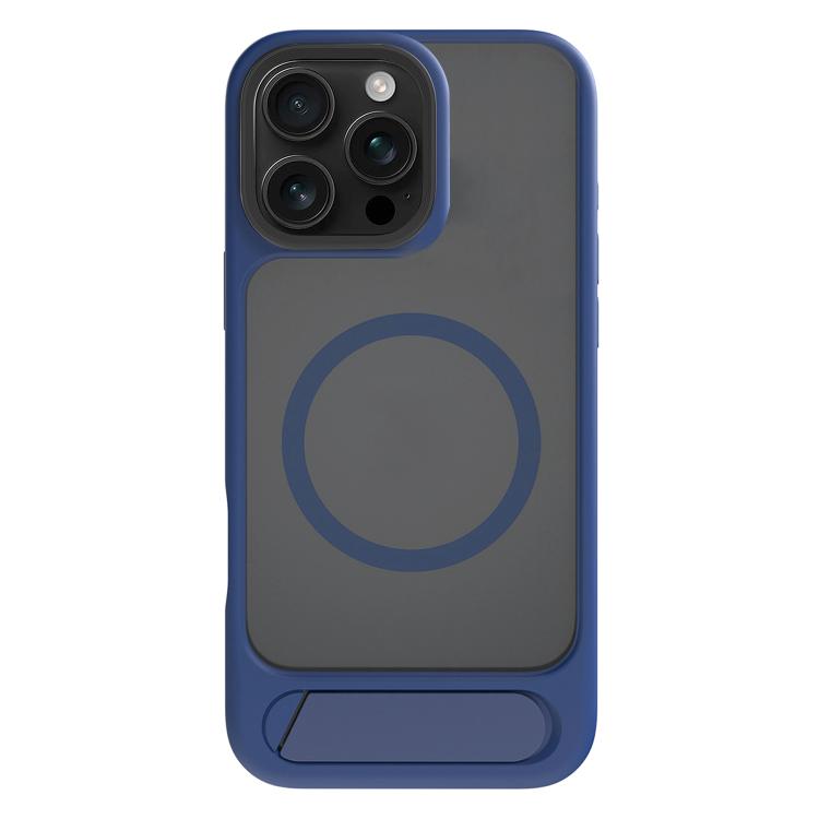 For iPhone 16 Pro Max Kalebol MagSafe Invisible Tilt Holder PC Hybrid TPU Case(Navy Blue)
For iPhone 16 Pro Max Kalebol MagSafe Invisible Tilt Holder PC Hybrid TPU Case(Navy Blue)