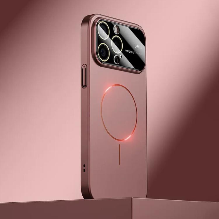 For iPhone 13 Pro Max Kalebol Large Window MagSafe Frosted PC Phone Case(Wine Red)
For iPhone 13 Pro Max Kalebol Large Window MagSafe Frosted PC Phone Case(Wine Red)