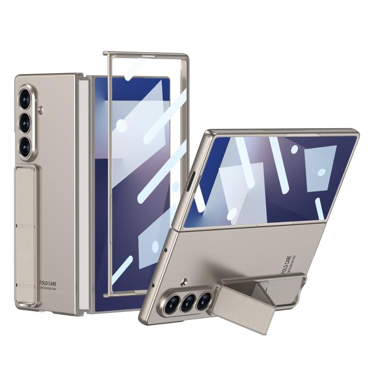 For Samsung Galaxy Z Fold7 5G GKK Integrated Ultra-thin Full Cover Phone Case with Bracket(Titanium Grey)
For Samsung Galaxy Z Fold7 5G GKK Integrated Ultra-thin Full Cover Phone Case with Bracket(Titanium Grey)