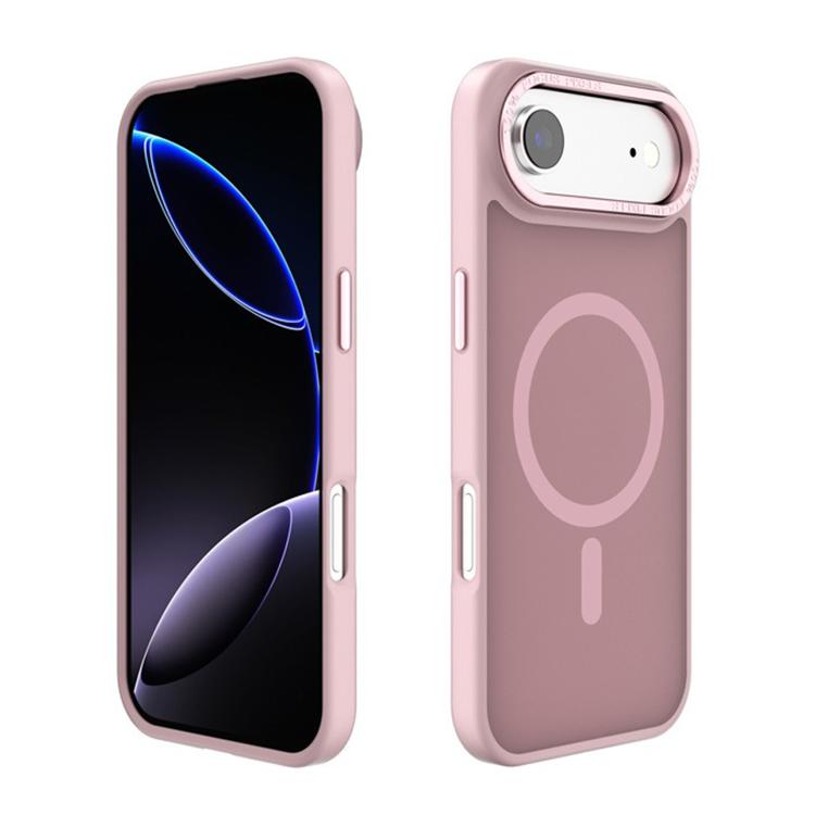 For iPhone 17 Air Kalebol Metal Lens Frame MagSafe Frosted PC Phone Case(Pink)
For iPhone 17 Air Kalebol Metal Lens Frame MagSafe Frosted PC Phone Case(Pink)