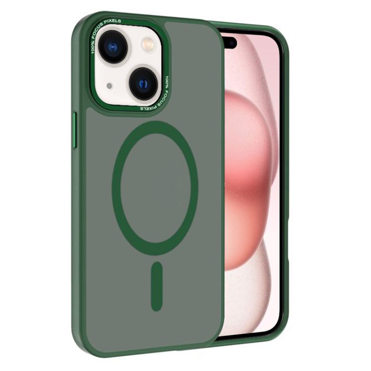 For iPhone 15 Plus Kalebol Metal Lens Frame MagSafe Frosted PC Phone Case(Dark Green)
For iPhone 15 Plus Kalebol Metal Lens Frame MagSafe Frosted PC Phone Case(Dark Green)