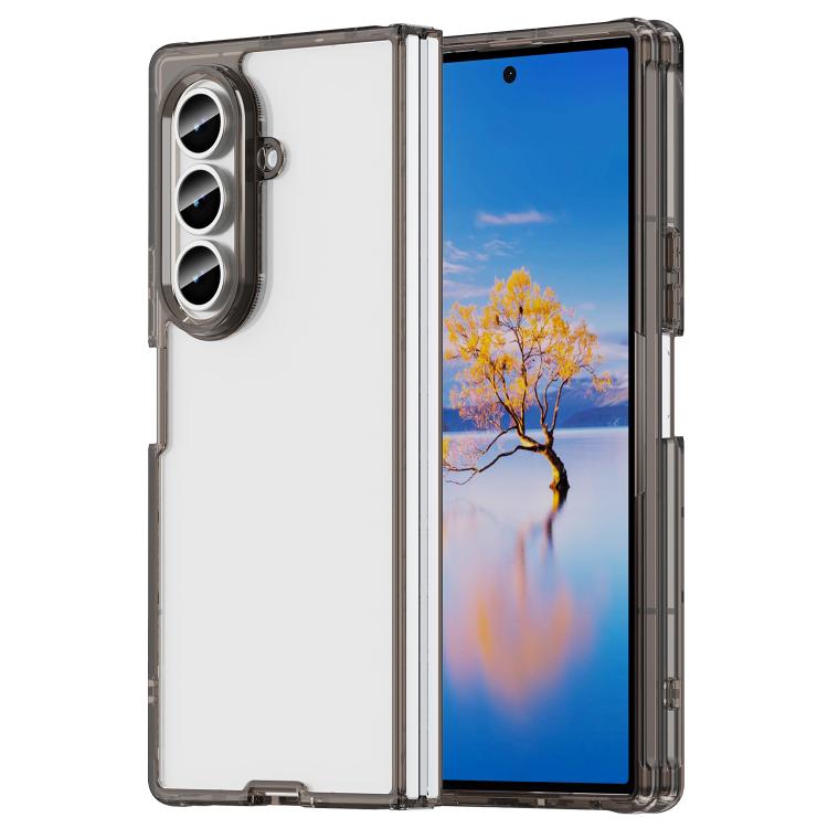 For Samsung Galaxy Z Fold7 5G PC Hybrid TPU Airbag Shockproof Phone Case(Transparent Black)
For Samsung Galaxy Z Fold7 5G PC Hybrid TPU Airbag Shockproof Phone Case(Transparent Black)