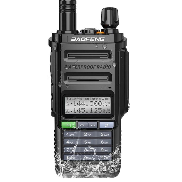Baofeng UV-9R PRO Dot Matrix LCD Screen IP57 Waterproof Handheld Analog Walkie Talkie, Plug:EU Plug(Black)
Baofeng UV-9R PRO Dot Matrix LCD Screen IP57 Waterproof Handheld Analog Walkie Talkie, Plug:EU Plug(Black)