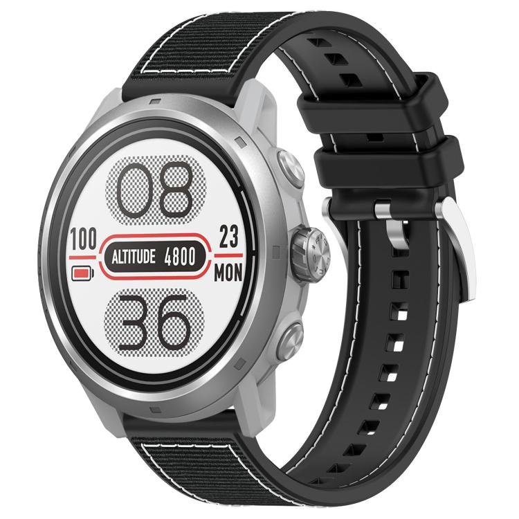 20mm For COROS Pace 2 / Apex 2 42mm xDfind Hybrid Nylon Braid Silicone Watch Band(Black)
20mm For COROS Pace 2 / Apex 2 42mm xDfind Hybrid Nylon Braid Silicone Watch Band(Black)