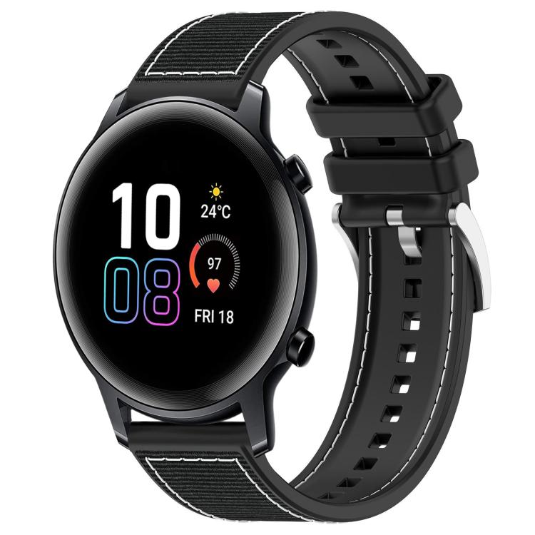 20mm For Honor Watch SE / MagicWatch 2 42mm xDfind Hybrid Nylon Braid Silicone Watch Band(Black)
20mm For Honor Watch SE / MagicWatch 2 42mm xDfind Hybrid Nylon Braid Silicone Watch Band(Black)