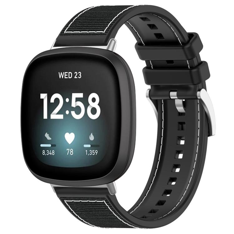 For Fitbit Versa 4/Versa3/Sense2/Sense 20mm xDfind Hybrid Nylon Braid Silicone Watch Band(Black)
For Fitbit Versa 4/Versa3/Sense2/Sense 20mm xDfind Hybrid Nylon Braid Silicone Watch Band(Black)