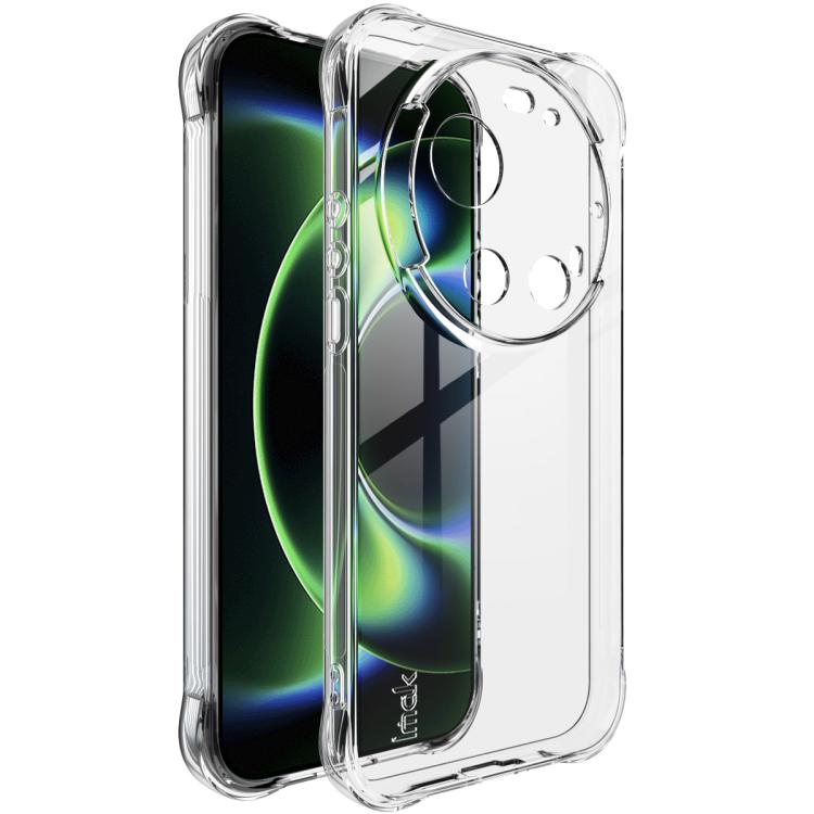 For Xiaomi 17 Ultra imak Shockproof Airbag TPU Phone Case(Transparent)
For Xiaomi 17 Ultra imak Shockproof Airbag TPU Phone Case(Transparent)