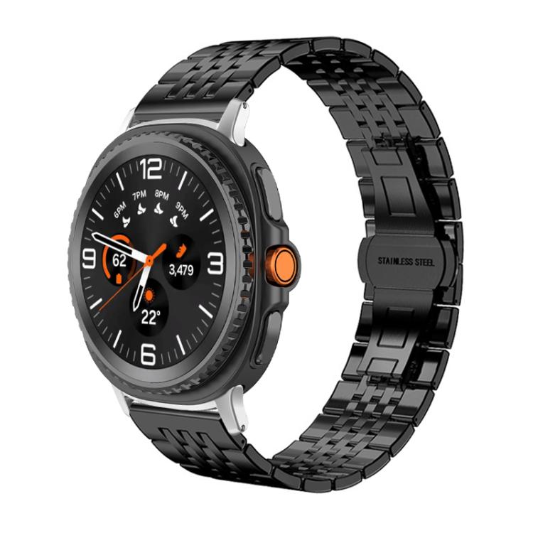 For Samsung Galaxy Watch8 20mm xDfind Seven-bead Solid Stainless Steel Watch Band(Black)
For Samsung Galaxy Watch8 20mm xDfind Seven-bead Solid Stainless Steel Watch Band(Black)