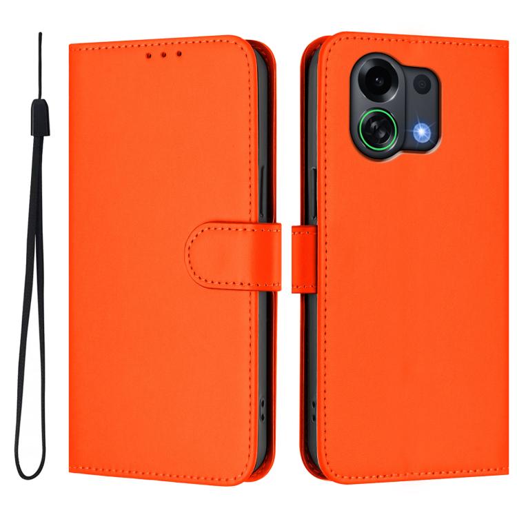 For OPPO K13 Turbo 5G Skin Feel Solid Color Leather Phone Case with Lanyard(Orange)
For OPPO K13 Turbo 5G Skin Feel Solid Color Leather Phone Case with Lanyard(Orange)