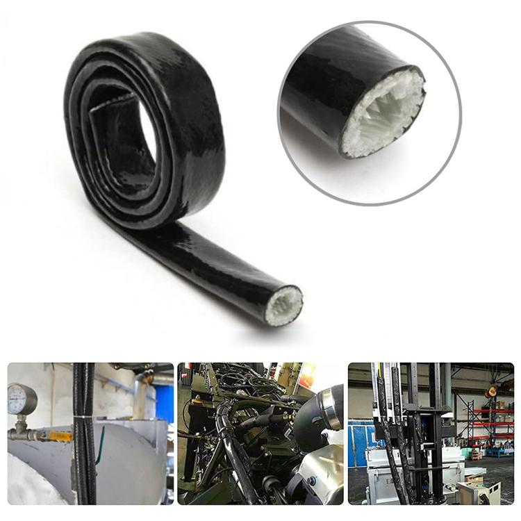 Silicone Fiberglass Fireproof Heat Shield Protective Sleeve Car Line Insulation Protection Cover, 1m Length, Diameter:10mm(Black)
Silicone Fiberglass Fireproof Heat Shield Protective Sleeve Car Line Insulation Protection Cover, 1m Length, Diameter:10mm(Black)