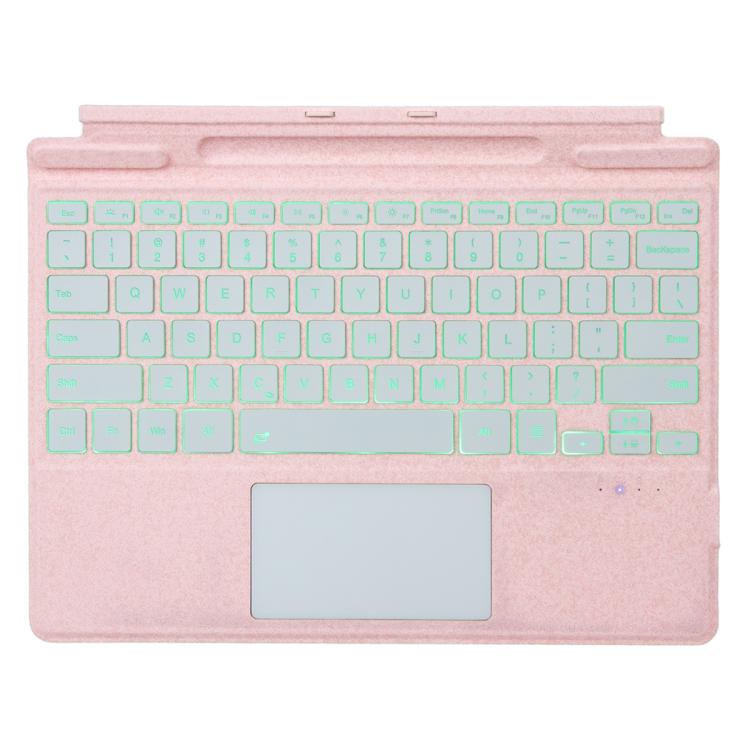 For MicroSoft Surface Pro 9 / 10 / 11 / 12 Single Color Backlight Tablet Bluetooth Keyboard with Touch Pad(Pink)
For MicroSoft Surface Pro 9 / 10 / 11 / 12 Single Color Backlight Tablet Bluetooth Keyboard with Touch Pad(Pink)