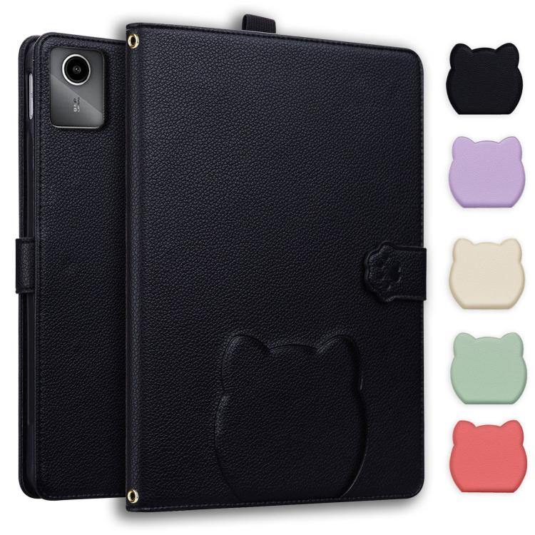 For Lenovo Xiaoxin Pad 2025 / K11 Gen2 Cat Skin-feel Litchi Leather Tablet Case(Black)
For Lenovo Xiaoxin Pad 2025 / K11 Gen2 Cat Skin-feel Litchi Leather Tablet Case(Black)