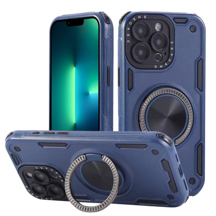 For iPhone 13 Pro Max Three-core Mecha 360 Degree Rotation Magnetic Holder Phone Case(Royal Blue)
For iPhone 13 Pro Max Three-core Mecha 360 Degree Rotation Magnetic Holder Phone Case(Royal Blue)