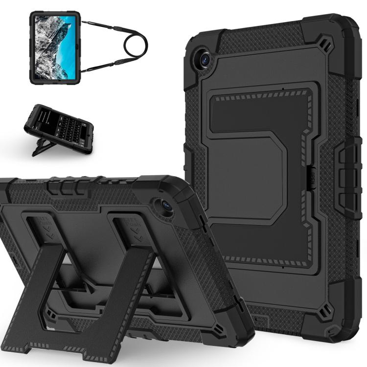 For Samsung Galaxy Tab A9+ Big Holder Silicone Hydric PC Tablet Case with Shoulder Strap(Black)
For Samsung Galaxy Tab A9+ Big Holder Silicone Hydric PC Tablet Case with Shoulder Strap(Black)