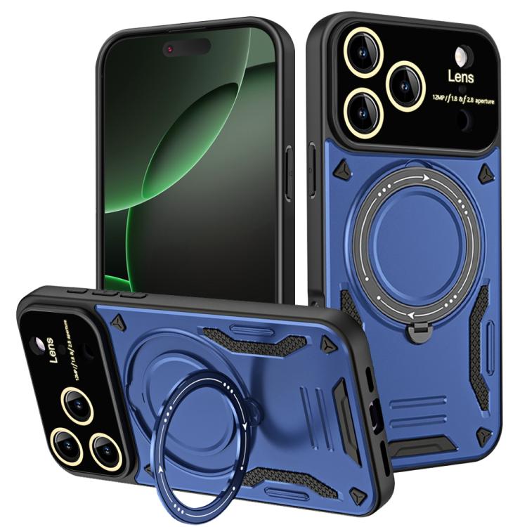For iPhone 17 Pro Large Window MagSafe Holder Phone Case(Blue)
For iPhone 17 Pro Large Window MagSafe Holder Phone Case(Blue)
