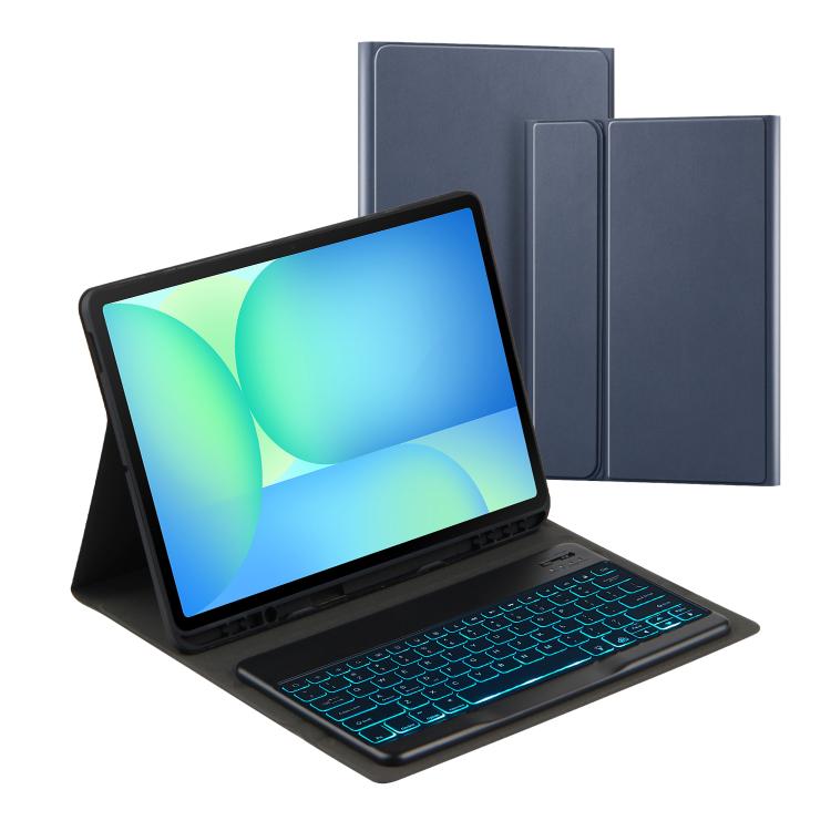 For Samsung Galaxy Tab S10 FE+ PSD-X620 Backlight Bluetooth Keyboard Leather Tablet Case(Dark Blue)
For Samsung Galaxy Tab S10 FE+ PSD-X620 Backlight Bluetooth Keyboard Leather Tablet Case(Dark Blue)