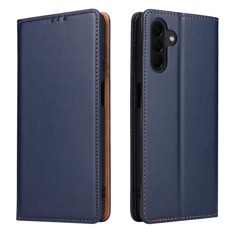 For Galaxy A57 5G Fierre Shann PU Genuine Leather Texture Phone Case(Blue)
For Galaxy A57 5G Fierre Shann PU Genuine Leather Texture Phone Case(Blue)