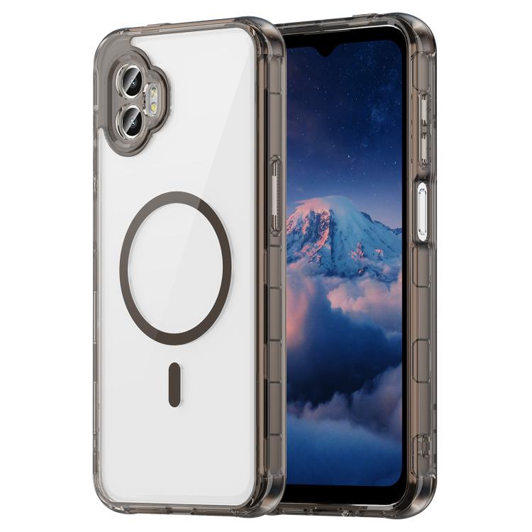 For Samsung Galaxy XCover7 Pro PC Hybrid TPU Airbag Shockproof MagSafe Phone Case(Transparent Black)
For Samsung Galaxy XCover7 Pro PC Hybrid TPU Airbag Shockproof MagSafe Phone Case(Transparent Black)