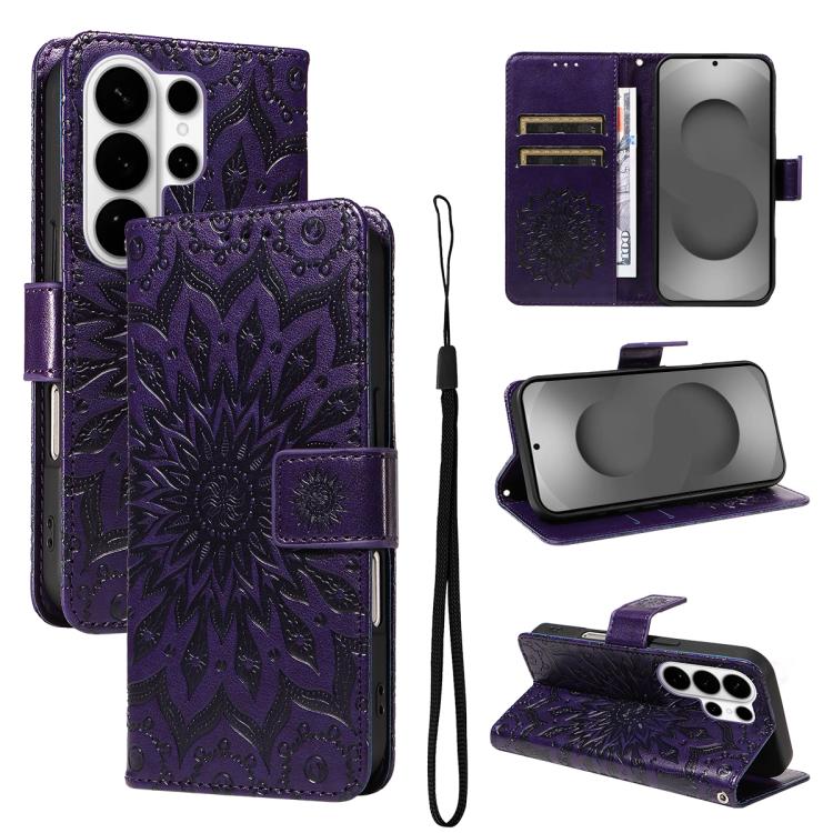 For Samsung Galaxy S26 Ultra 5G Embossed Sunflower Pattern Flip Leather Phone Case(Purple)
For Samsung Galaxy S26 Ultra 5G Embossed Sunflower Pattern Flip Leather Phone Case(Purple)