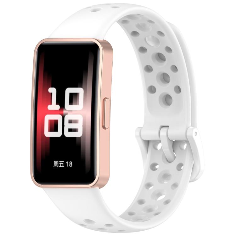 For Huawei Band 10 / 9 / 8 xDfind Hole Style Breathable Silicone Watch Band(White)
For Huawei Band 10 / 9 / 8 xDfind Hole Style Breathable Silicone Watch Band(White)