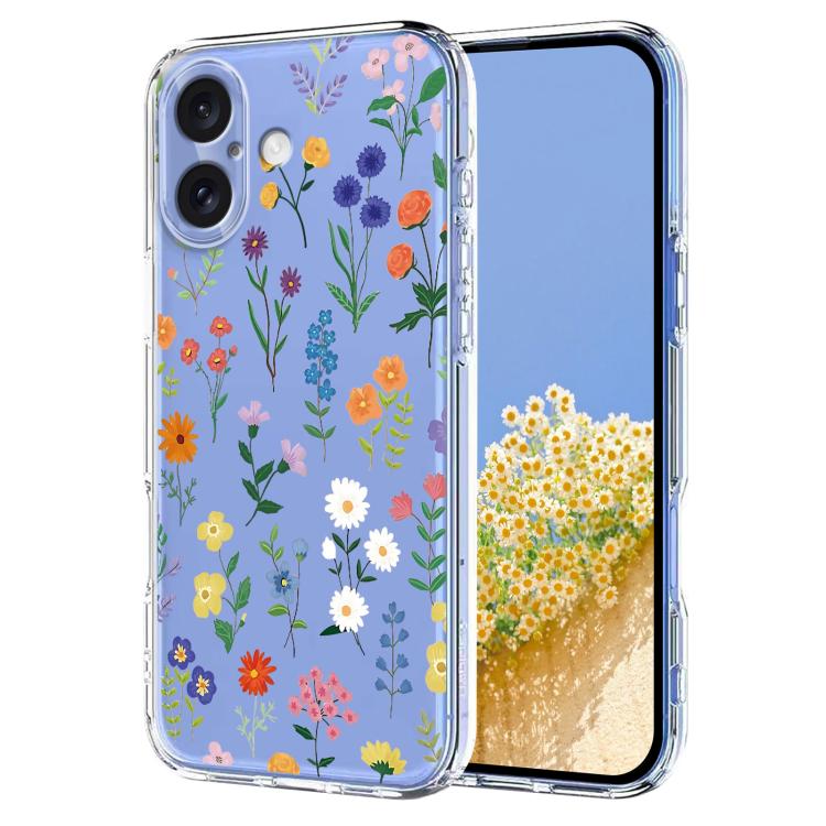 For iPhone 16 Flower Pattern Painted TPU Phone Case(Daisy)
For iPhone 16 Flower Pattern Painted TPU Phone Case(Daisy)