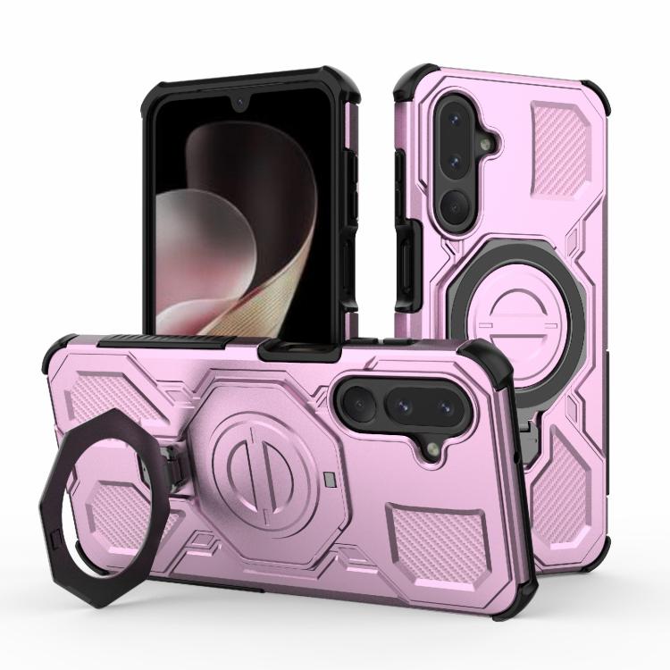 For Samsung Galaxy M36 5G India J-20 Solid Color MagSafe Magnetic TPU+PC Phone Case(Pink)
For Samsung Galaxy M36 5G India J-20 Solid Color MagSafe Magnetic TPU+PC Phone Case(Pink)