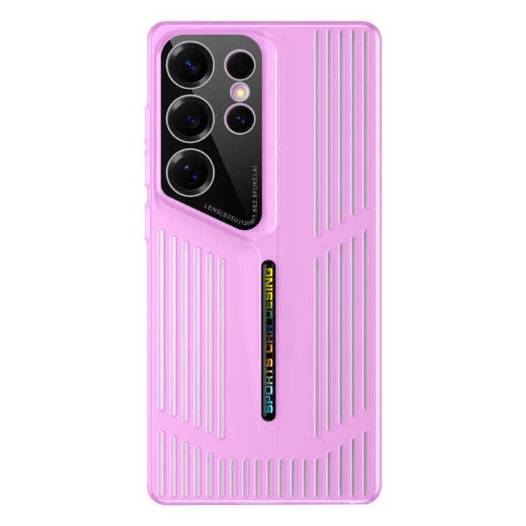For Samsung Galaxy S22 Ultra 5G Cooling Frosted Translucent Hollow Heat Dissipation Phone Case(Light Purple)
For Samsung Galaxy S22 Ultra 5G Cooling Frosted Translucent Hollow Heat Dissipation Phone Case(Light Purple)