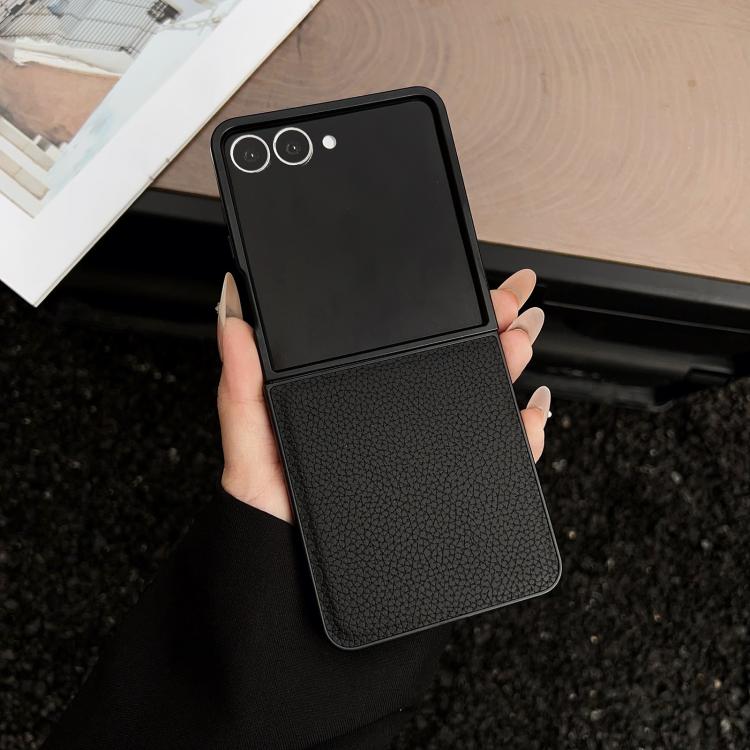 For Samsung Galaxy Z Flip7 Litchi Texture Folding Back Cover Phone Case(Black)
For Samsung Galaxy Z Flip7 Litchi Texture Folding Back Cover Phone Case(Black)
