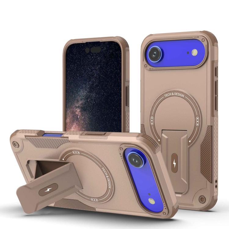 For iPhone Air Armor Magsafe Holder PC Hybrid TPU Phone Case(Desert Gold)
For iPhone Air Armor Magsafe Holder PC Hybrid TPU Phone Case(Desert Gold)