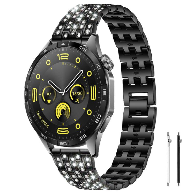 22mm xDfind Five Beads Full Diamond Metal Watch Band(Black)
22mm xDfind Five Beads Full Diamond Metal Watch Band(Black)