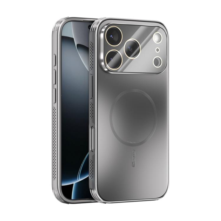 For iPhone 17 Pro ABEEL Heat Dissipation Frosted MagSafe Phone Case with Lens Film(Silver)
For iPhone 17 Pro ABEEL Heat Dissipation Frosted MagSafe Phone Case with Lens Film(Silver)