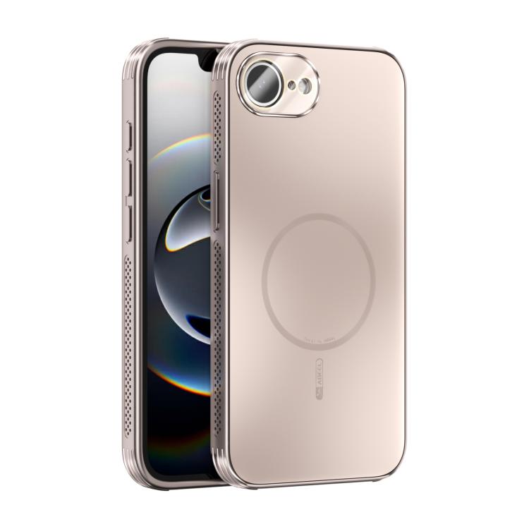 For iPhone 16e ABEEL Heat Dissipation Frosted MagSafe Phone Case with Lens Film(Rose Gold)
For iPhone 16e ABEEL Heat Dissipation Frosted MagSafe Phone Case with Lens Film(Rose Gold)